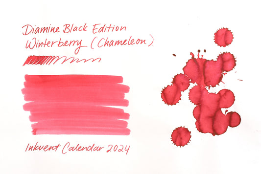 Diamine Black Edition - Chameleon - Winterberry
