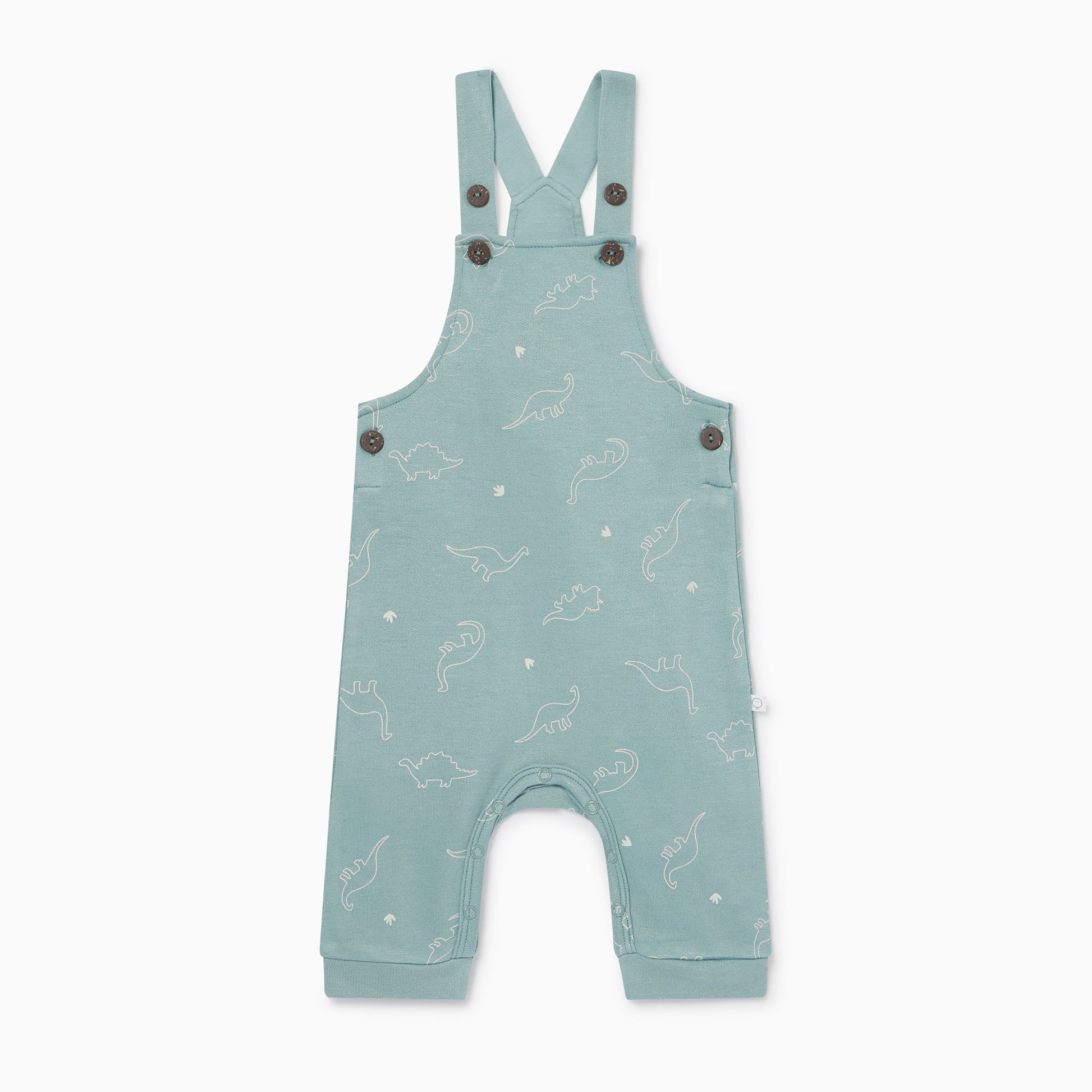 Dino Dungarees & Plain Bodysuit Outfit