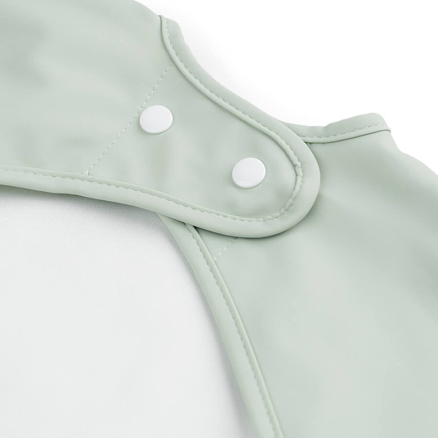 Done By Deer Sleeved Pocket Bib - Croco Green