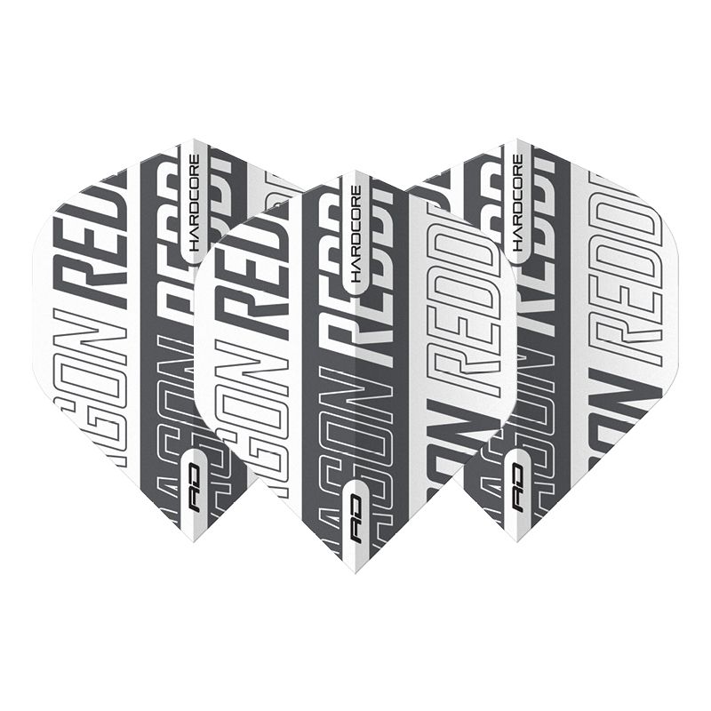 RED DRAGON - Hardcore XT Flights - White and Grey