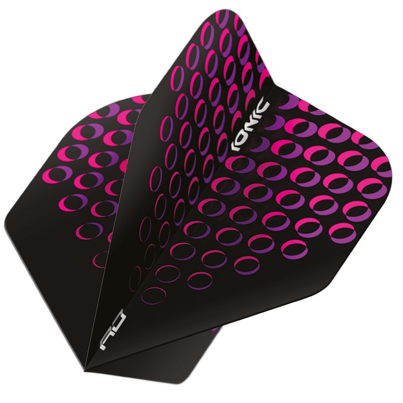 RED DRAGON - Hardcore Iconic Pink Circles Dart Flights