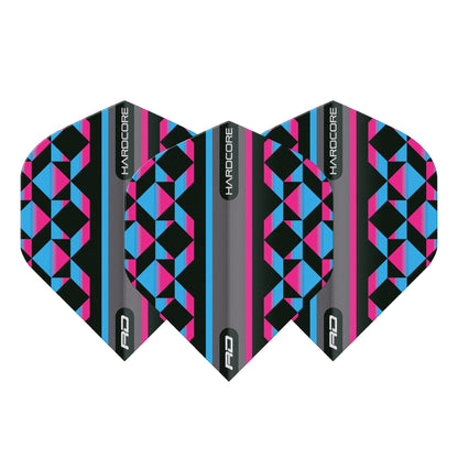 RED DRAGON - Hardcore Geometric Flights - Pink and Blue