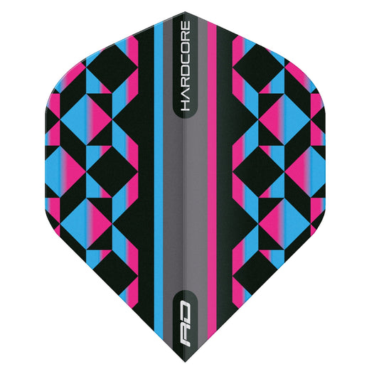 RED DRAGON - Hardcore Geometric Flights - Pink and Blue