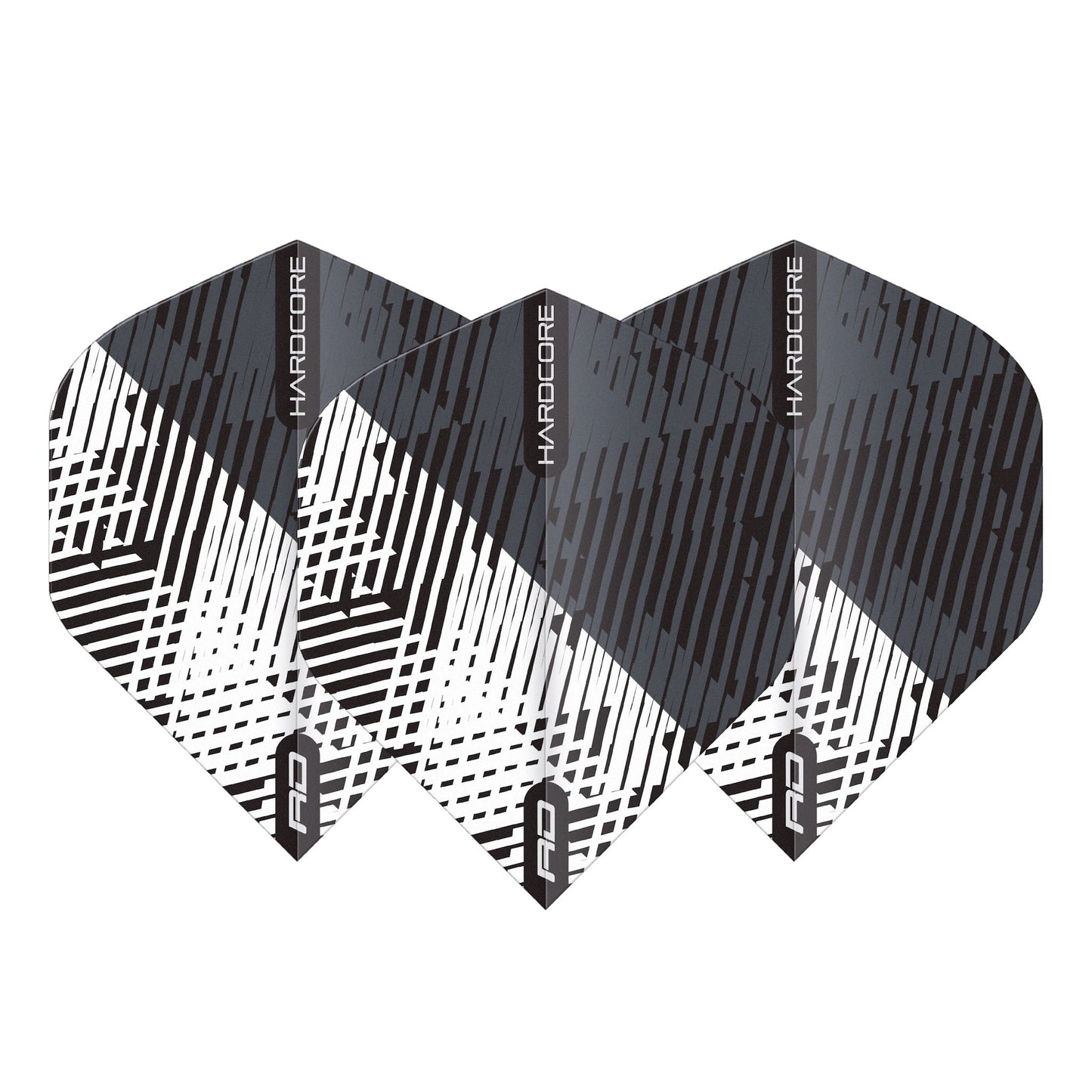 RED DRAGON - Hardcore Radical Fleck Flights - Black and White
