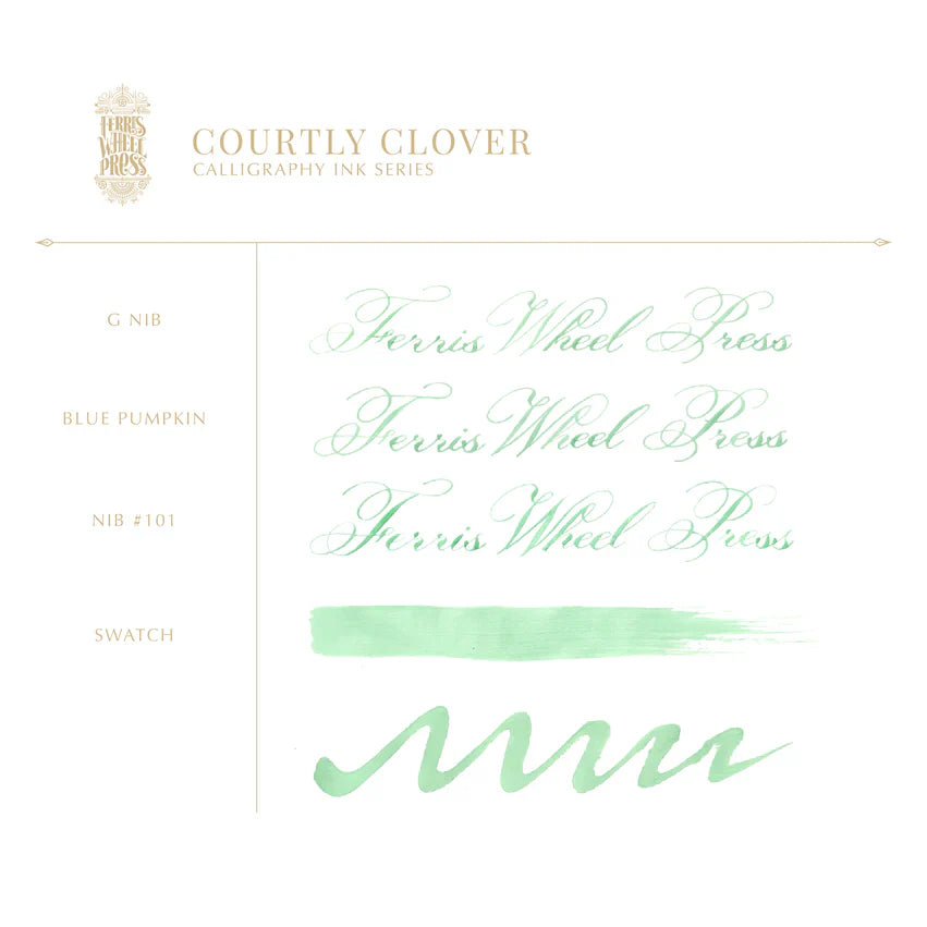 Ferris Wheel Press - Calligraphy Ink - Courtly Clover