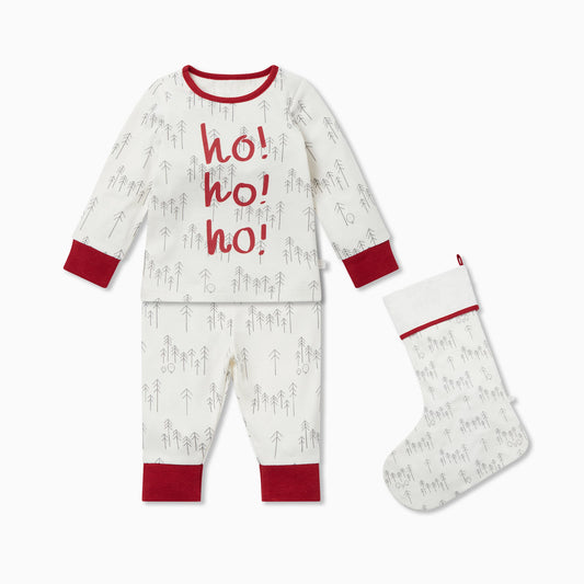 Festive Forest Pyjamas & Stocking Set