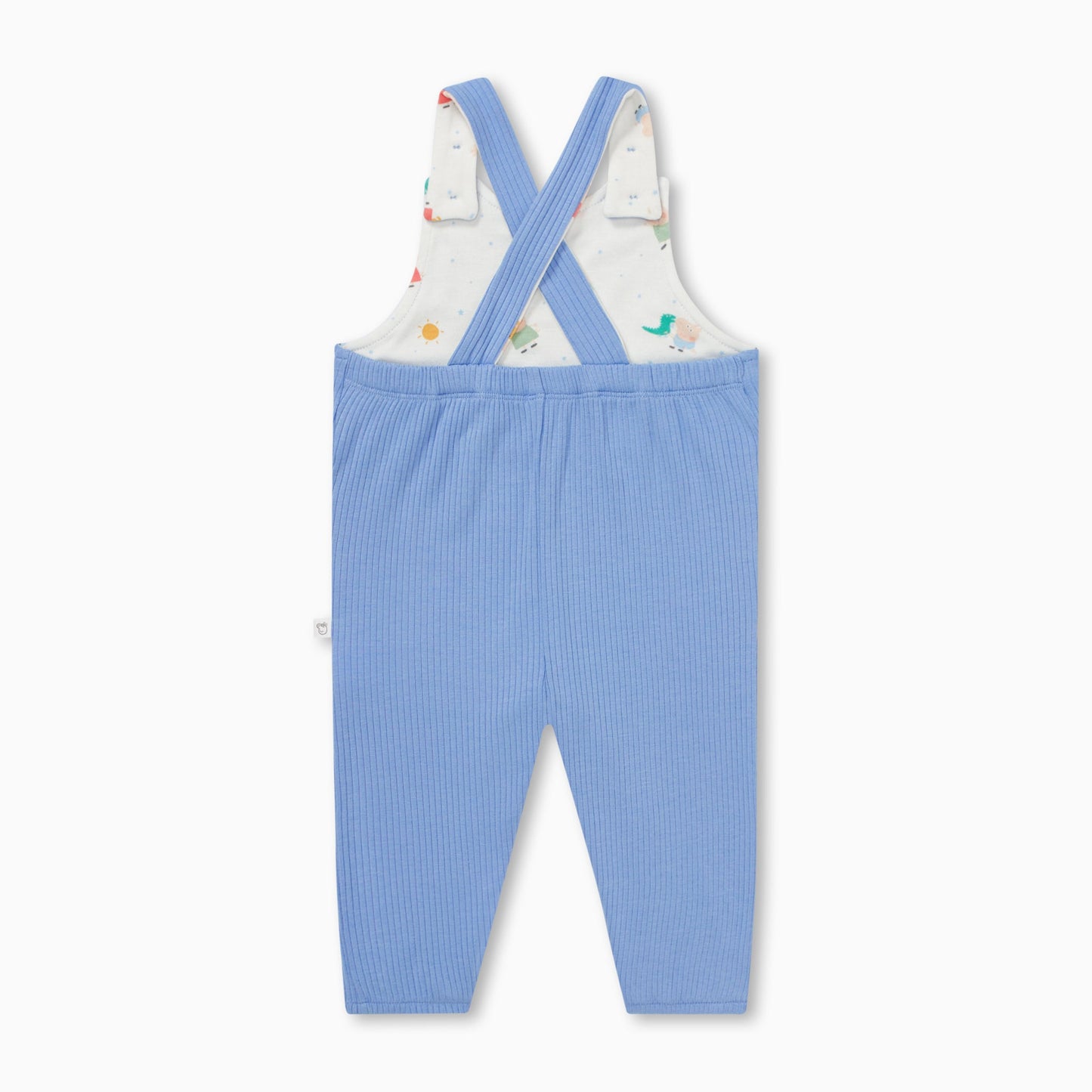 George Pig Ribbed Dungarees & bodysuit Outfit
