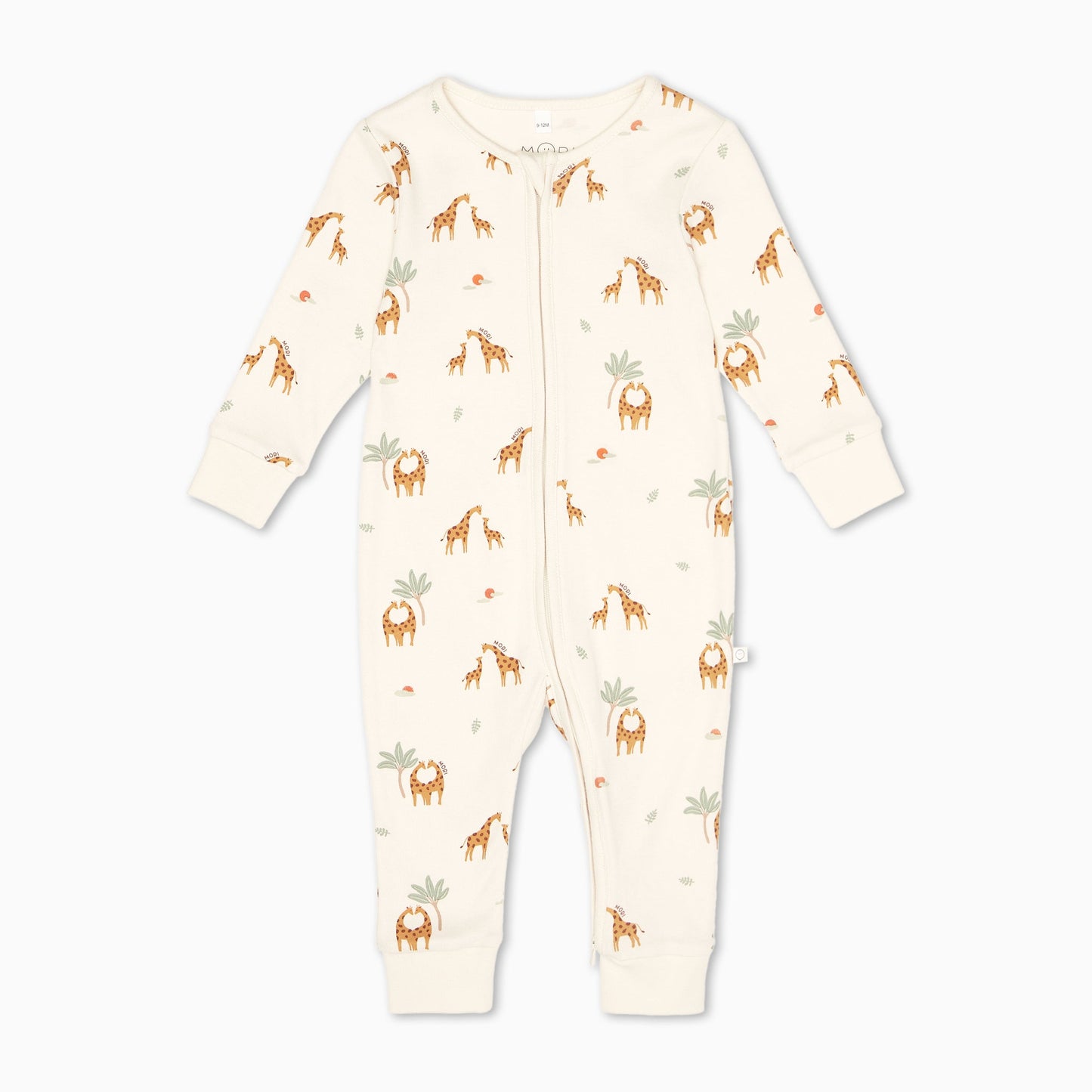 Giraffe Print Clever Zip Sleepsuit