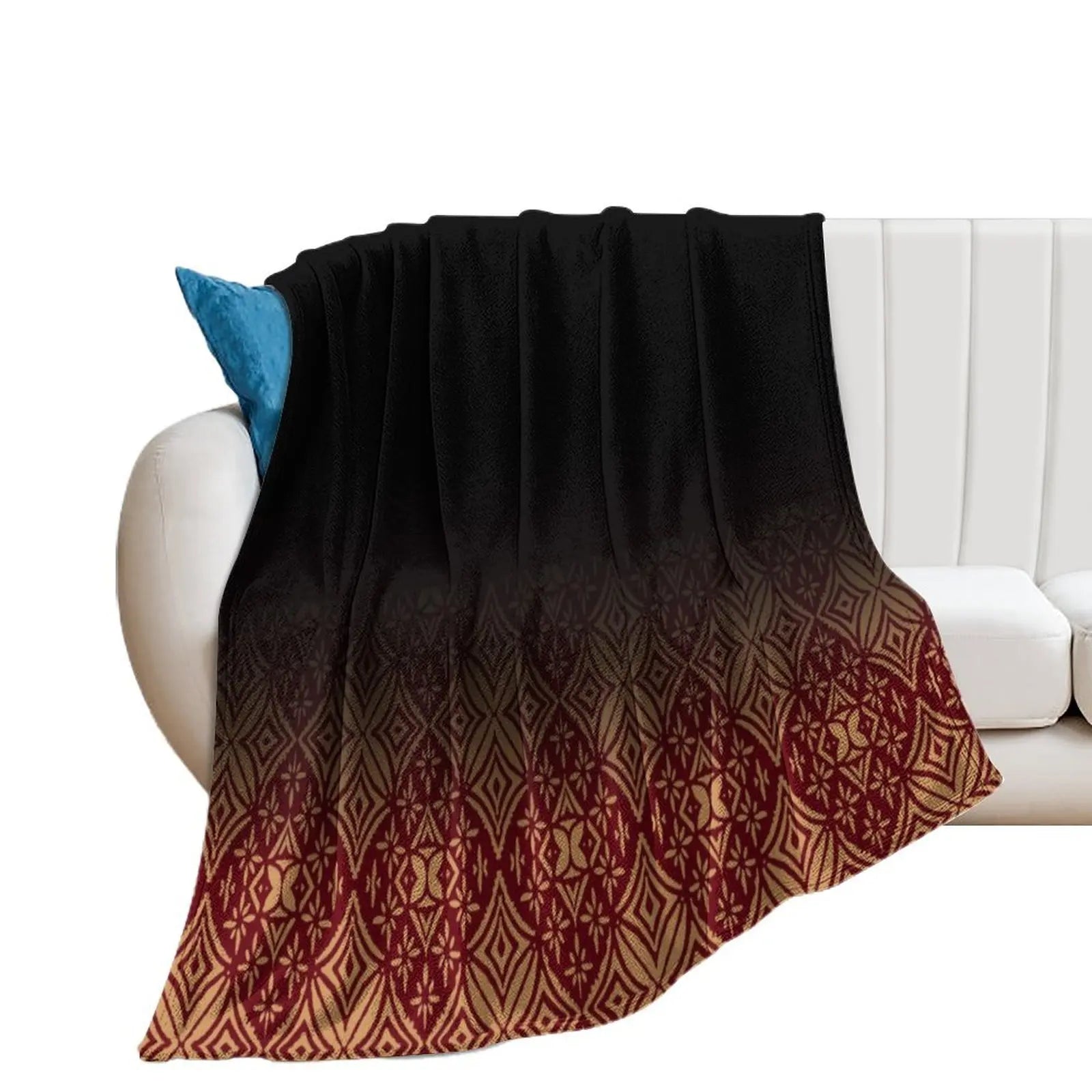 1MOQ Custom Print Sublimation Blankets Fiji Samoa Polynesian Tribal Winter Fleece Blanket Micro Plush Family Blanket for Kids