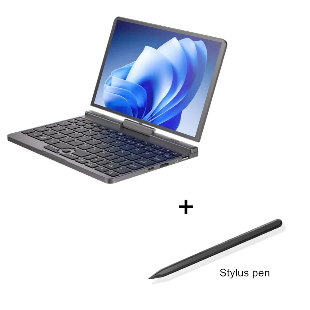 Direct Selling Mini Laptop Intel N100 up to 3.4Ghz Portable Ultra Thin Laptop 8 Inch Win11 Pro Brand New Notebook Computer