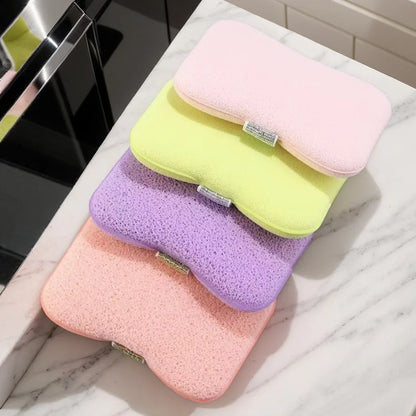Create Bubble Soap Bag Bath Sponge Puff Shower Foamer