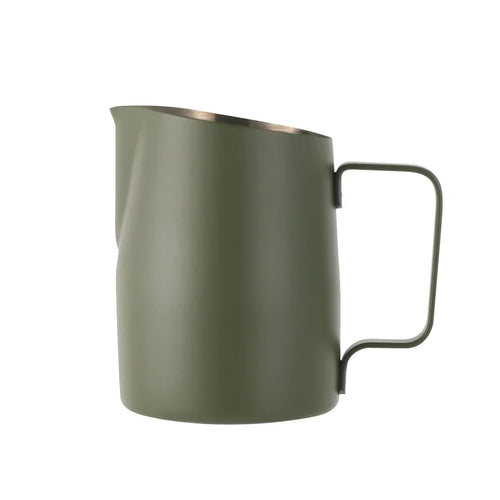 Coffee Milk Jug  Measuring Tool with Handle Metal Pitcher Bevel 304 Stainless Steel Latte Art Cappuccino Espresso Frothing Cup