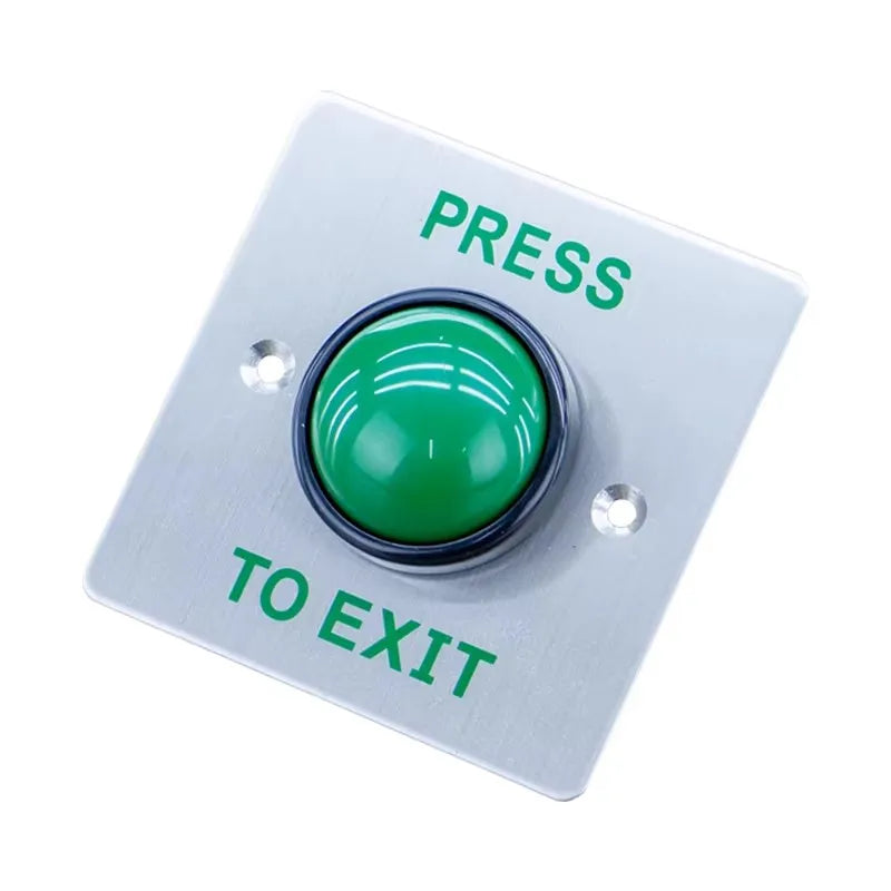 12V NO/NC/COM Stainless Steel Outdoor Waterproof IP67 Door Lock Release Open Push to Mushroom Exit Button Switch