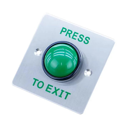 12V NO/NC/COM Stainless Steel Outdoor Waterproof IP67 Door Lock Release Open Push to Mushroom Exit Button Switch