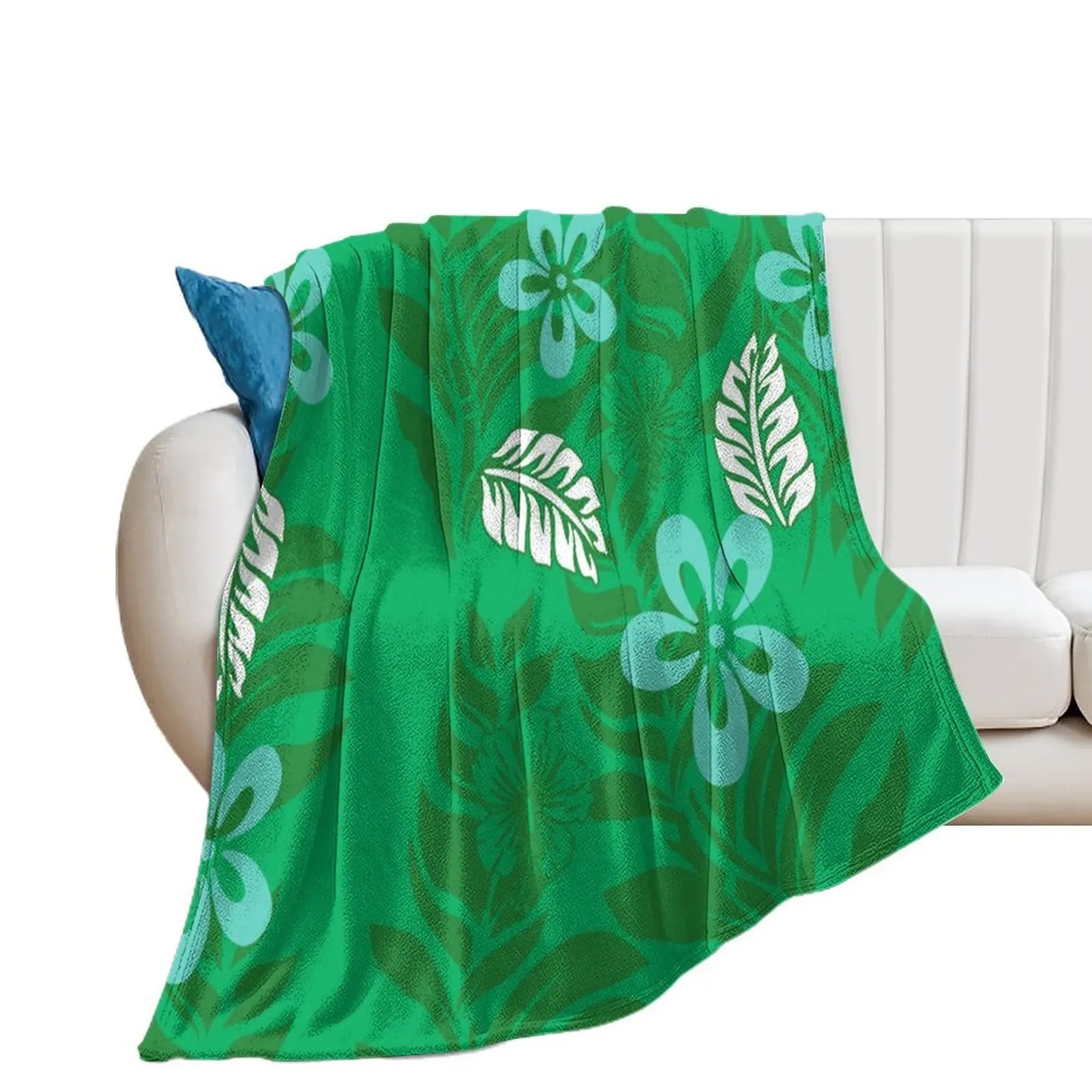 1MOQ Custom Print Sublimation Blankets Fiji Samoa Polynesian Tribal Winter Fleece Blanket Micro Plush Family Blanket for Kids