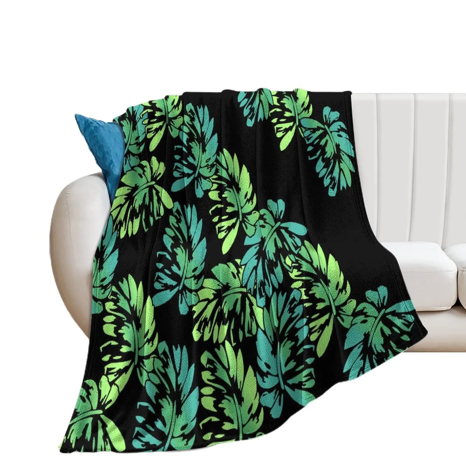1MOQ Custom Print Sublimation Blankets Fiji Samoa Polynesian Tribal Winter Fleece Blanket Micro Plush Family Blanket for Kids