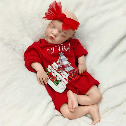 DIY Painted Silicone Reborn Baby Dolls 17" Open Mouth Newborn Dolls Washable Silicone Dolls As Artist Collection