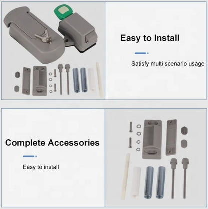 4100 4200 Cold Room Freezer Door Lock Handle Latch Hinge ABS Material Window & Door Handles