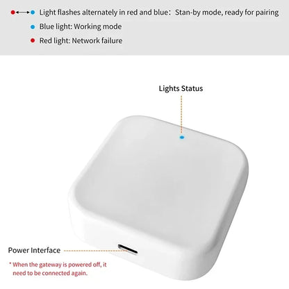BT to WiFi Converter  TTLock APP Device Gateway Hub G2 for Remote Control  Hotel House Smart Door Lock