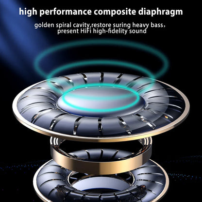 Dual Drivers Wired Earphone Four Core Dynamic HIFI Earphone Super Base Line Control With Mic Speaker Headsets for Huawei Xiaomi