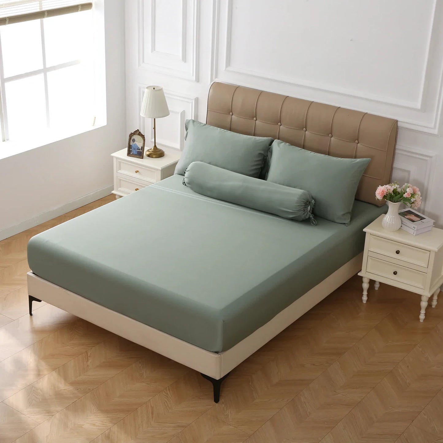 100% Organic Bamboo Duvet Cover Set Envelope Sateen Weave 400TC Oeko-Tex Certified