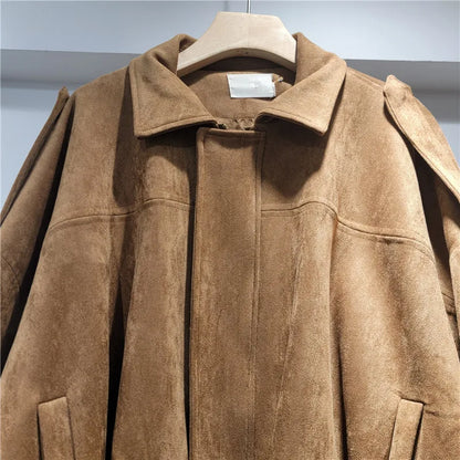 Boutique Wholesale 2025 Autumn New Fashion Lapel Loose Casual Versatile Long Sleeved Women's Jacket