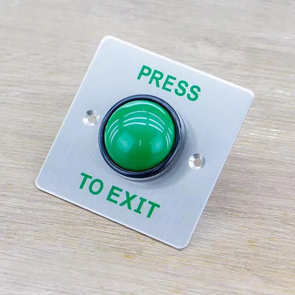 12V NO/NC/COM Stainless Steel Outdoor Waterproof IP67 Door Lock Release Open Push to Mushroom Exit Button Switch
