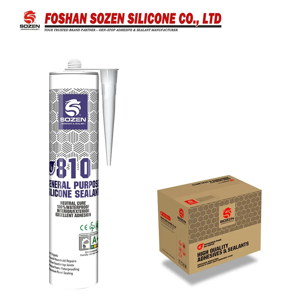 100% Waterproof Neutral Quick Drying Universal GP Silicone Sealant for Construction Indoor & Outdoor PVC Panel