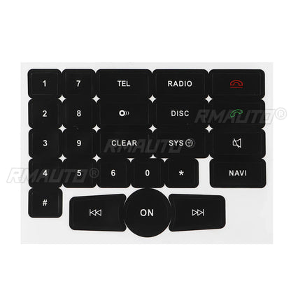 Car Steering Wheel A/C Door Lock Button Repair Sticker Decals Stickers for Benz GLK350 C Class CLS C218 W172 W204 W212 W218 W207