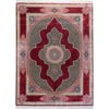 9x12ft Persian Red Hand Knotted Oriental Silk  Rugs Living Room Large Turkish Made in Turkey Silk Rug