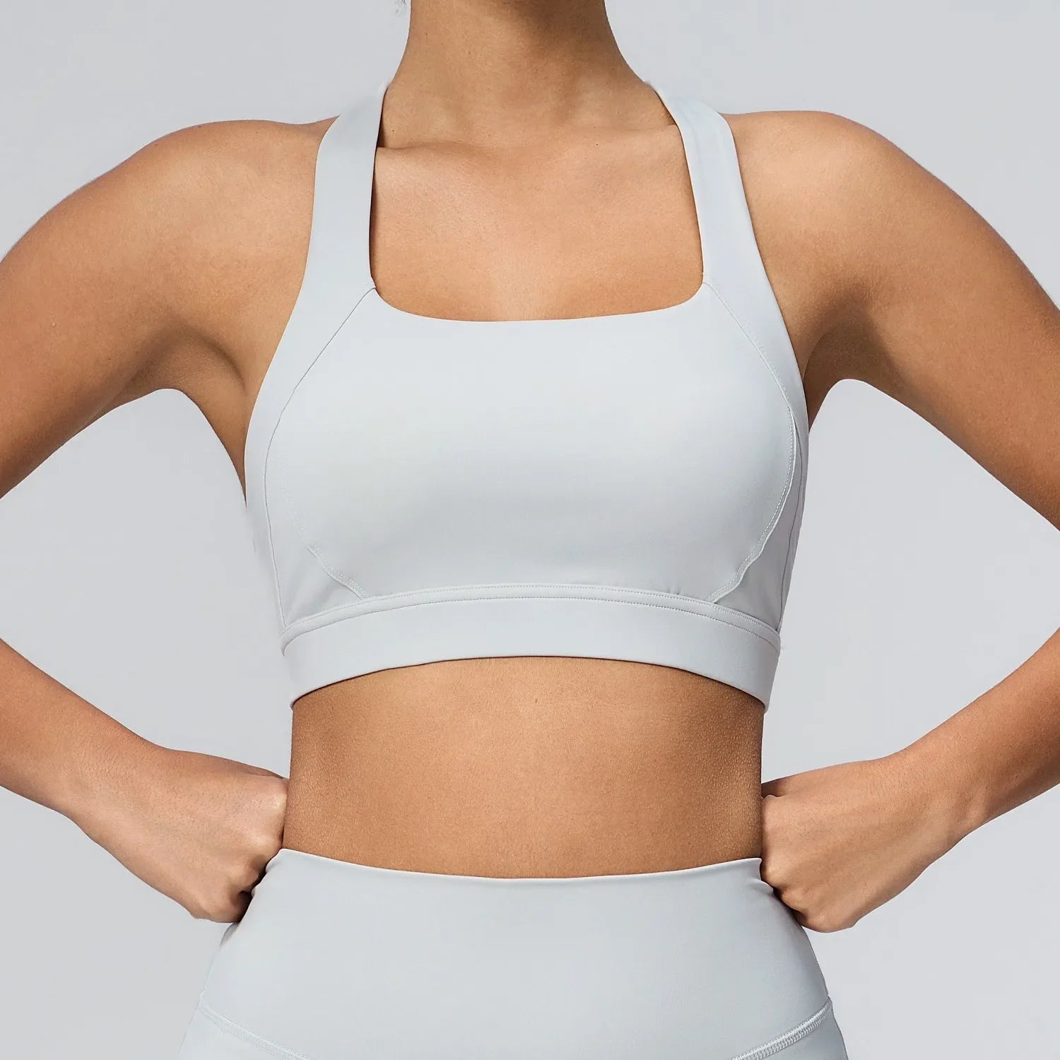 Custom Plus Size Women's Sets High Waist 2-Piece Sports Bra Leggings Yoga Set Breathable Four-Way Stretch Athletic Gym Sets