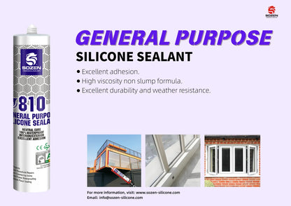 100% Waterproof Neutral Quick Drying Universal GP Silicone Sealant for Construction Indoor & Outdoor PVC Panel