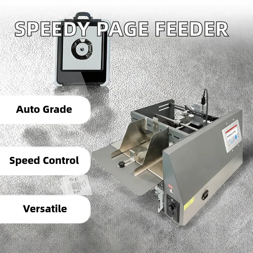 Adjustable Speed Automatic Pager Machine Desktop Inkjet Printer Plastic Friction Feeder Belt for Printing Flex Egg Material New