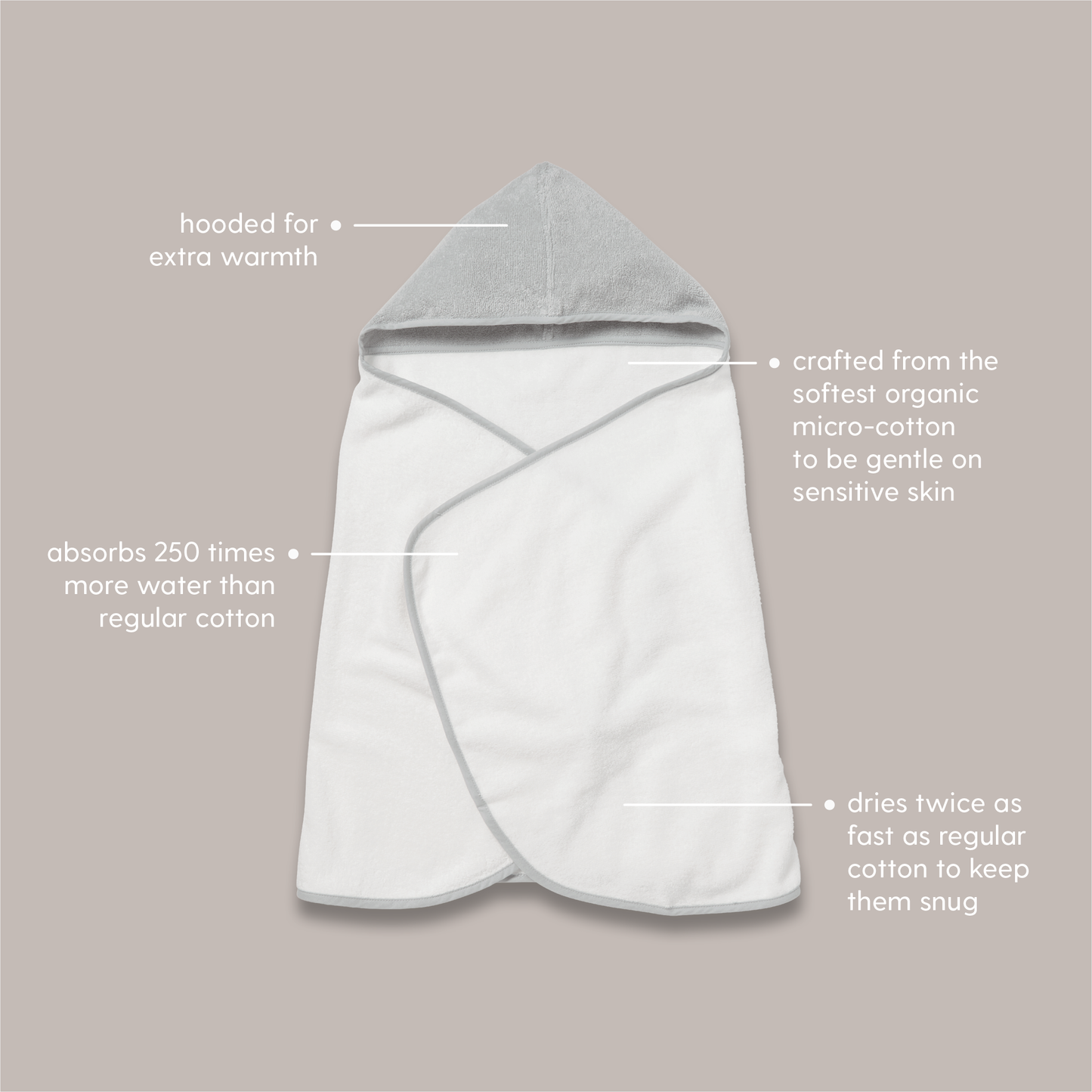 Cowshed Baby Body Wash & MORI Panda Hooded Towel Set