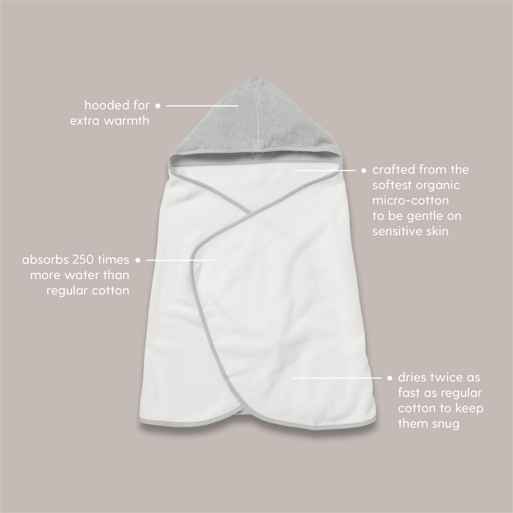 Cowshed Baby Body Wash & MORI Panda Hooded Towel Set