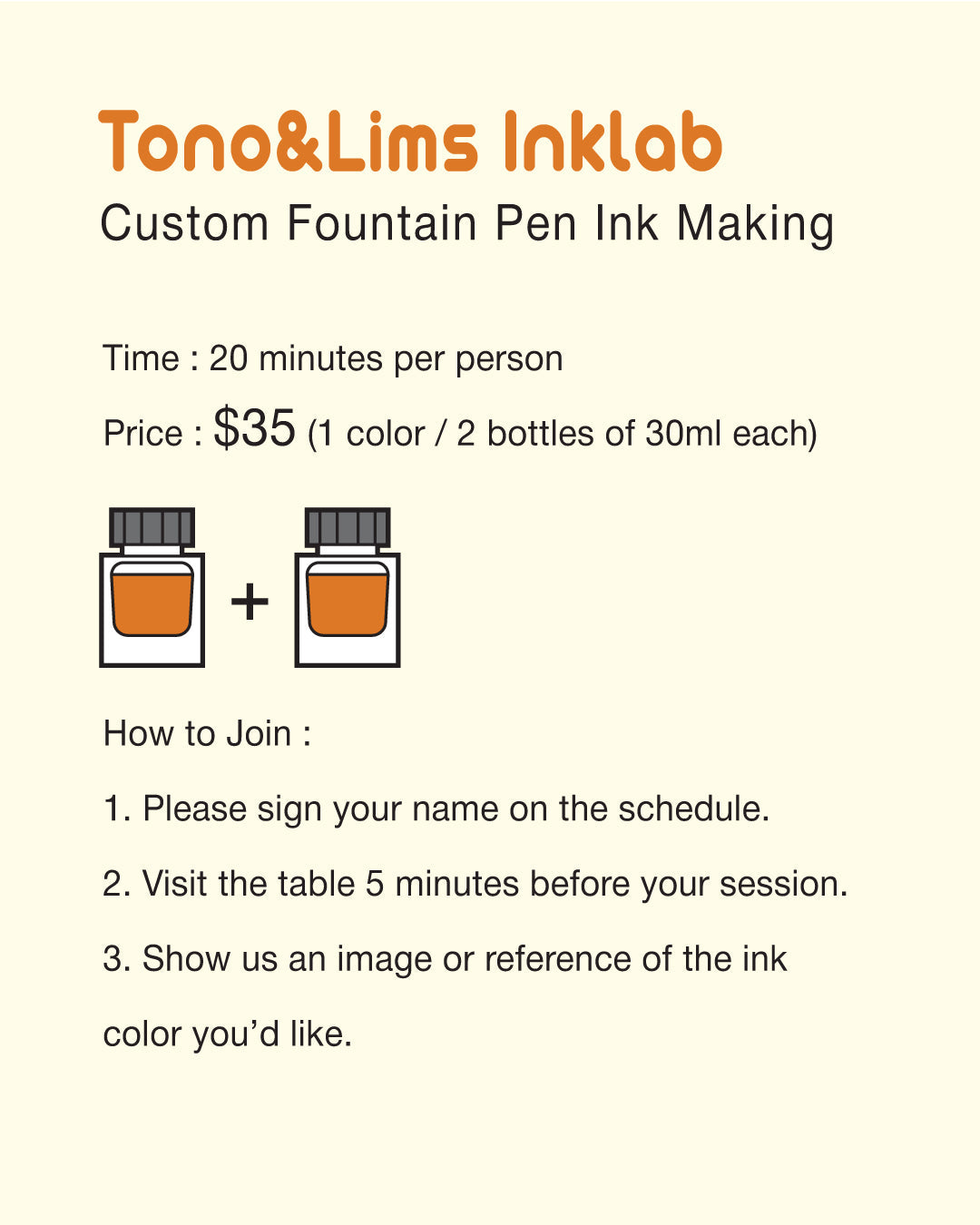 A Space Walk - Tono & Lims Ink Lab Appointment (Reservations Begin July 1 - 12pm ET)