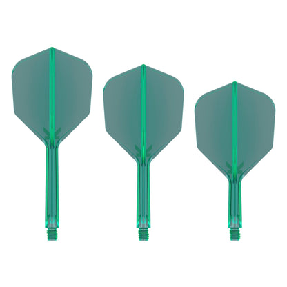 TARGET - K-FLEX All-In-One Moulded Flights NO6 Size - GREEN