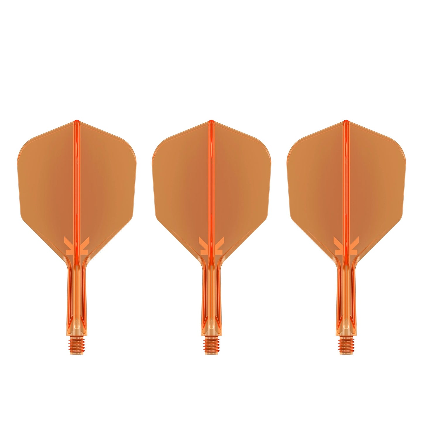 TARGET - K-FLEX All-In-One Moulded Flights NO6 Size - Neon Orange