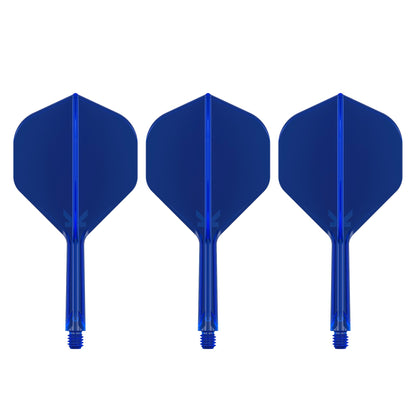 TARGET - K-FLEX All-In-One Moulded Flights NO2 Size - BLUE