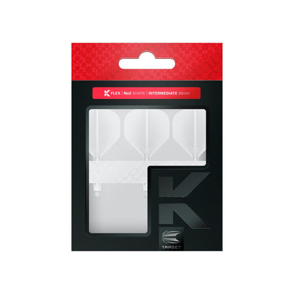 TARGET - K-FLEX All-In-One Moulded Flights NO2 Size - WHITE