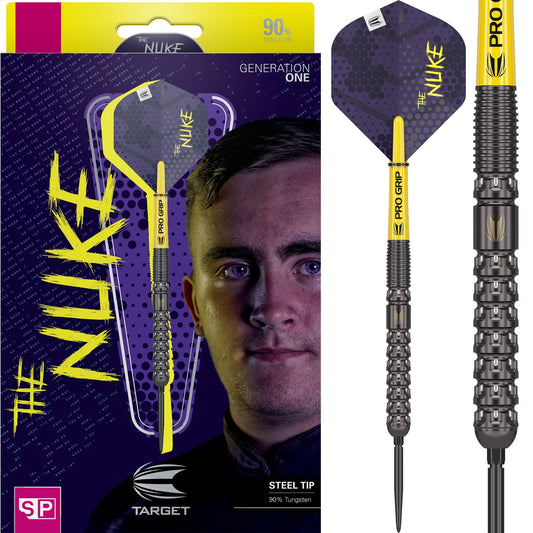 TARGET - LUKE 'THE NUKE' LITTLER DARTS - 90% Tungsten SP - 22g