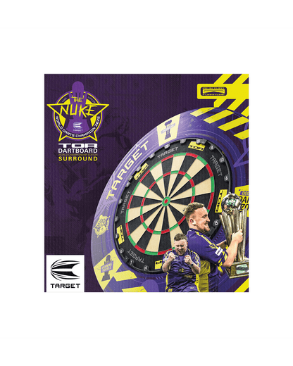 Luke Littler World Champion Edition Dartboard and Surround Bundle