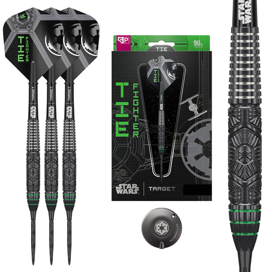 TARGET x STAR WARS - 23g - Tie Fighter - Steel Tip Swiss Point - 90% Tungsten Darts