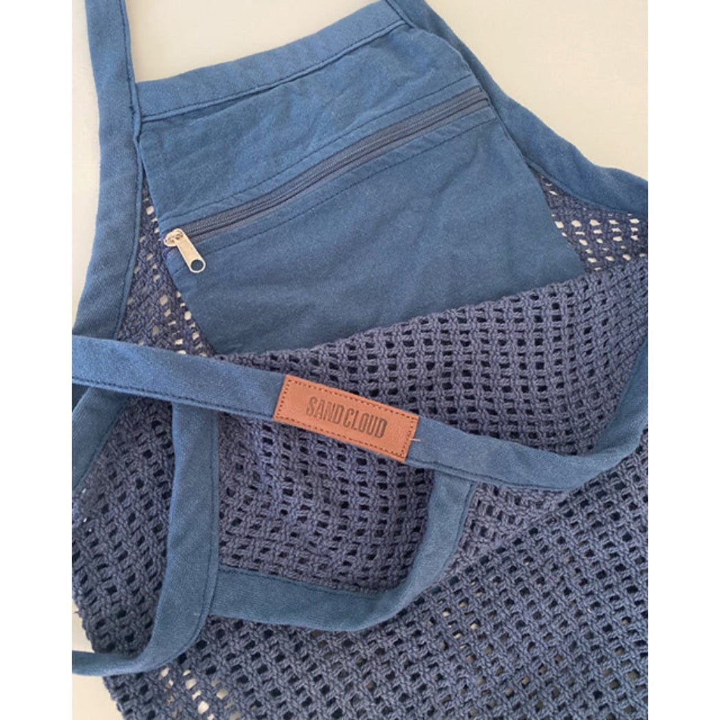 SAND CLOUD -  NET MARKET BAGS | NAVY