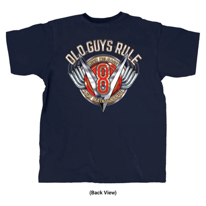 OLD GUYS RULE - V8 HIGH MILEAGE | Navy