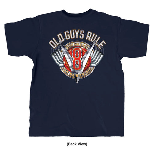 OLD GUYS RULE - V8 HIGH MILEAGE | Navy