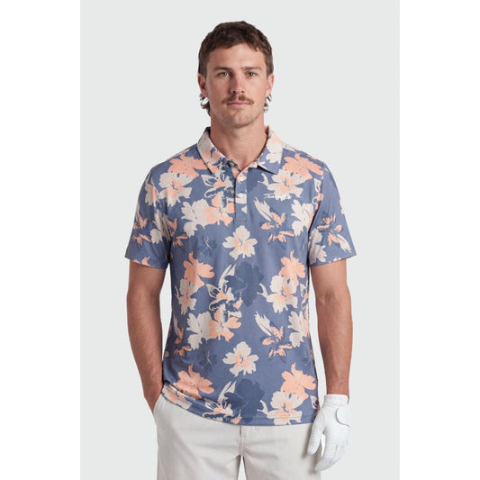 TEAMLTD - PAR-TEE POLO | Blue Hibiscus