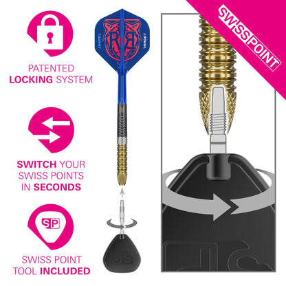 TARGET - 25g - RVB GEN 6 - Steel Tip Swiss Point - 95% Tungsten Darts