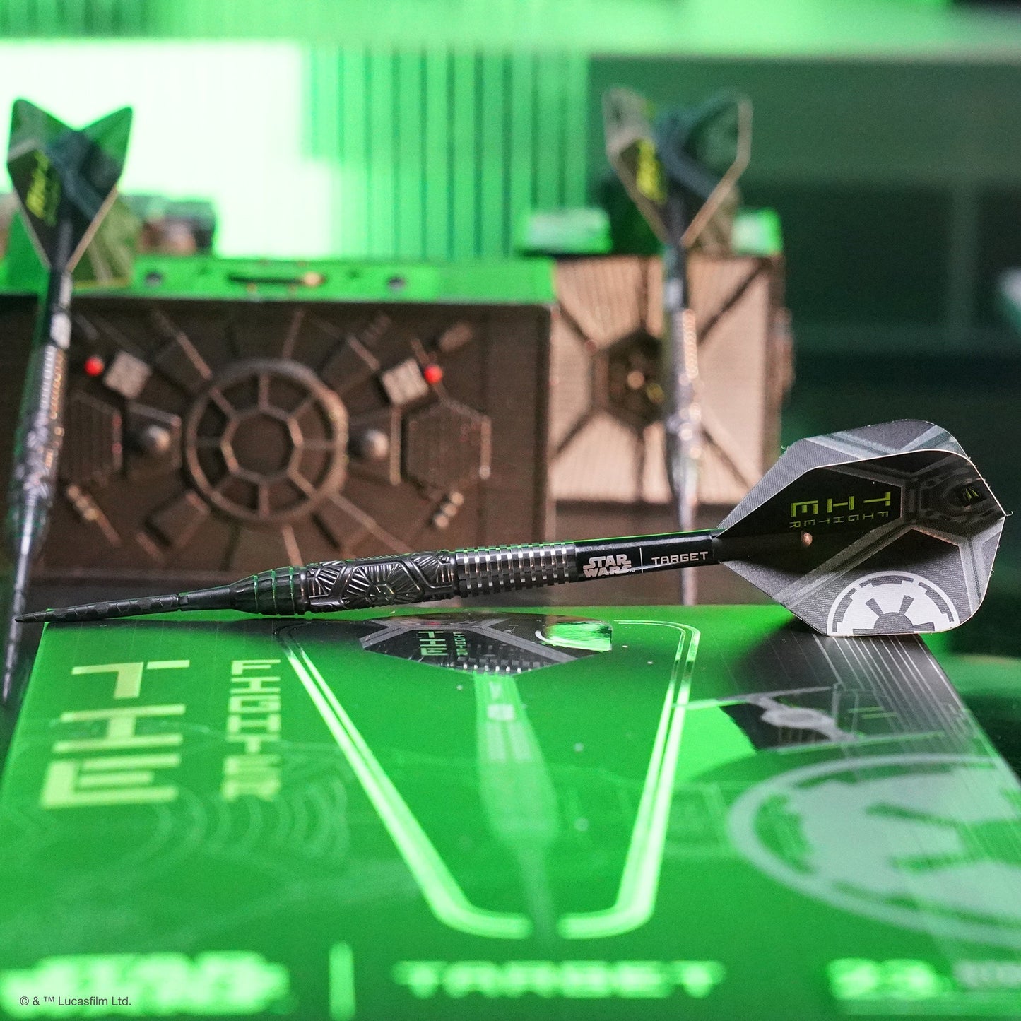 TARGET x STAR WARS - 23g - Tie Fighter - Steel Tip Swiss Point - 90% Tungsten Darts