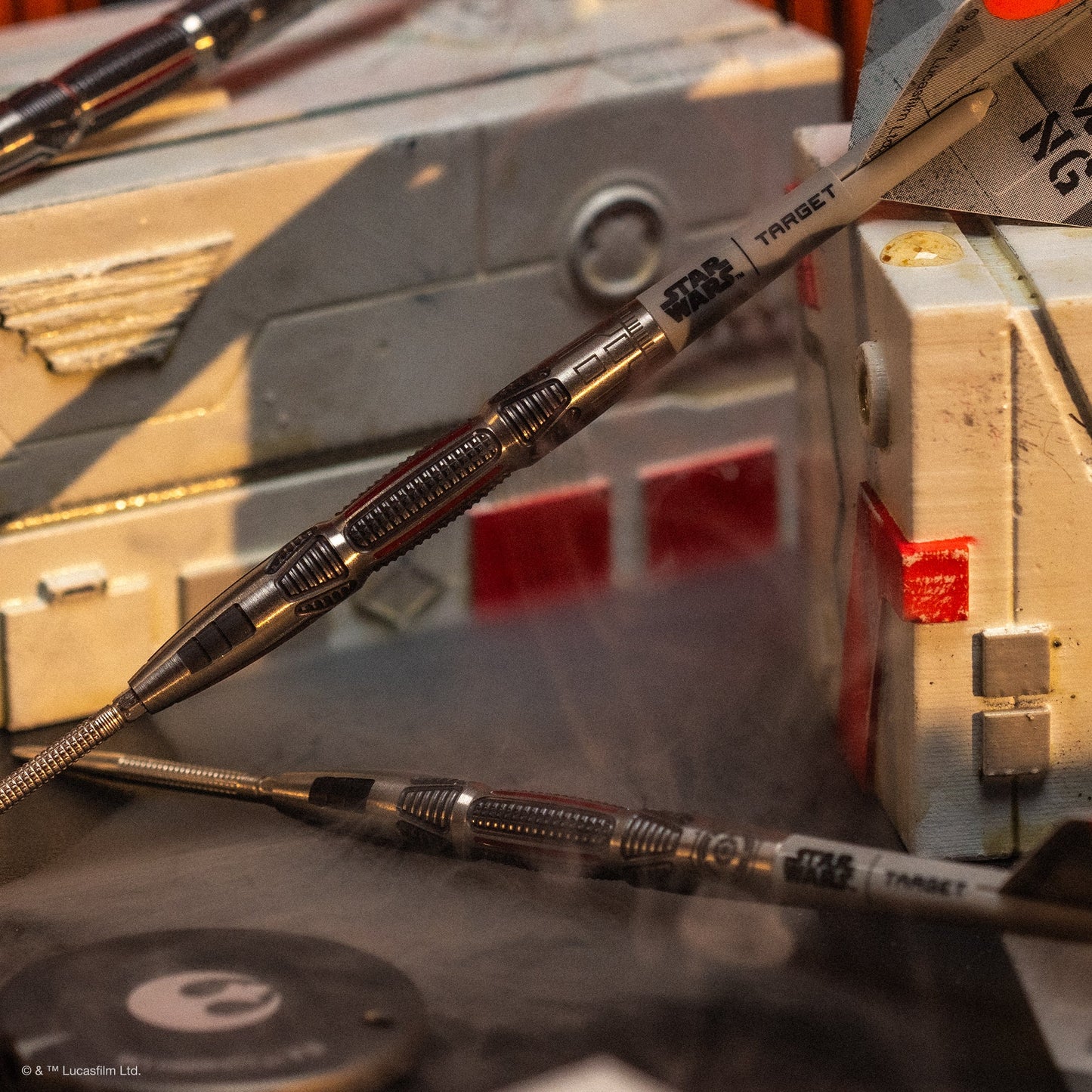 TARGET x STAR WARS - 22g - X WING - Steel Tip Swiss Point - 90% Tungsten Darts